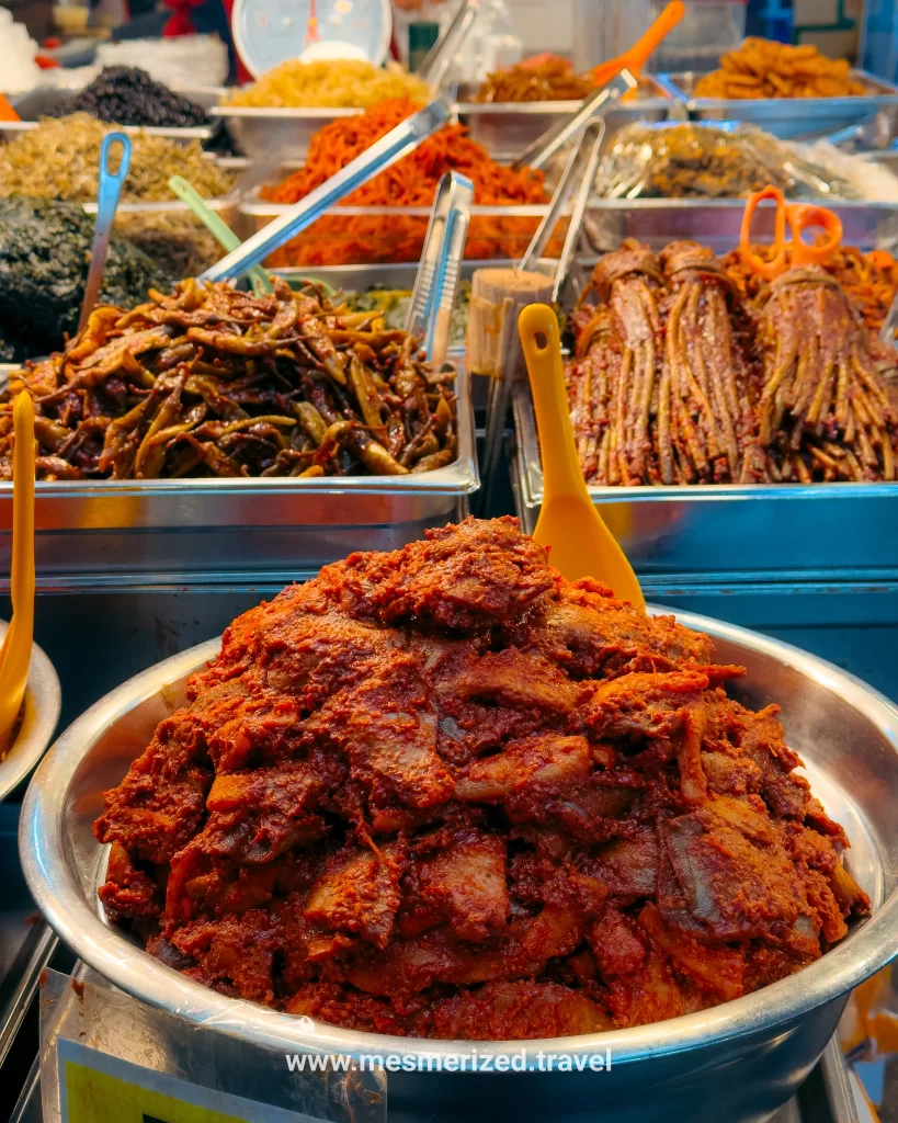 Traditional kimchi dish